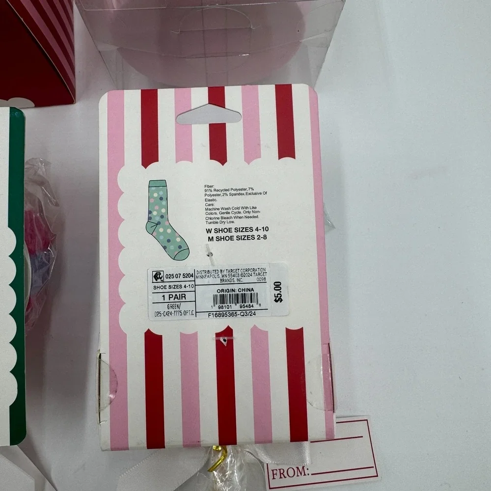 Sweet Socks Dessert Gift Set 4 Pair Novelty Socks NEW‎